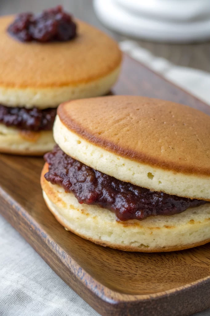 Dorayaki Japanese Red Bean Pancakes Recipe