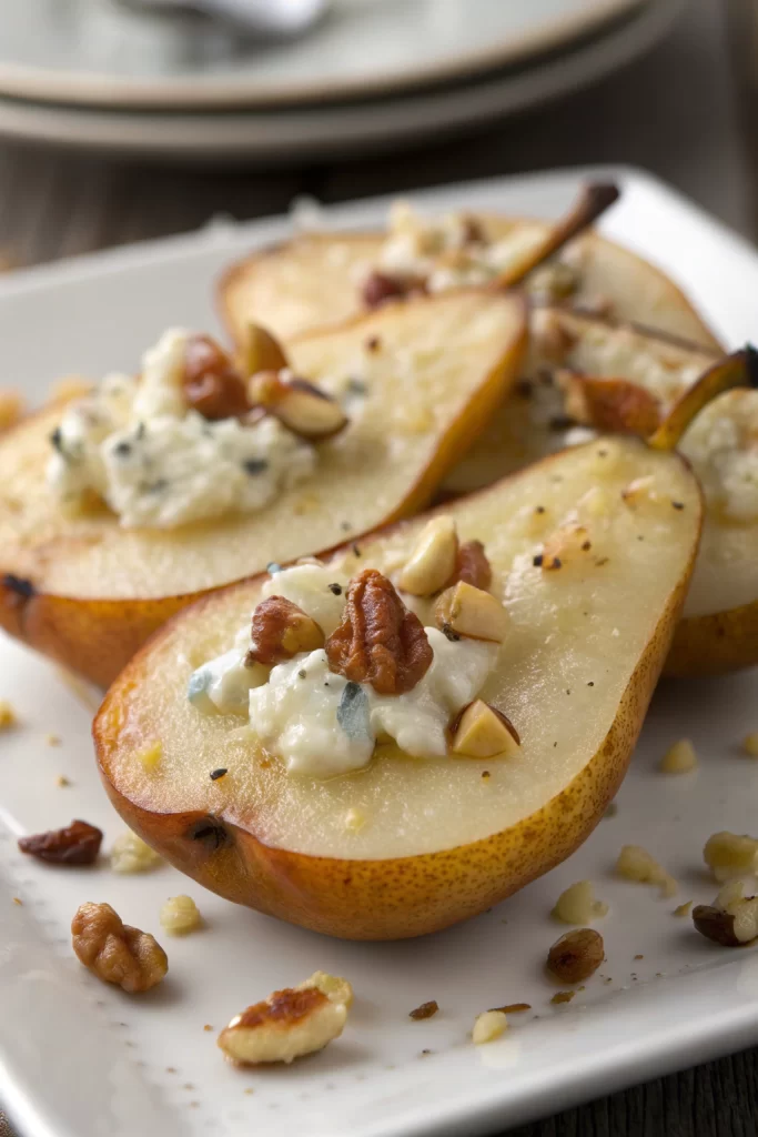 Elegant Blue Cheese Stuffed Pears Recipe
