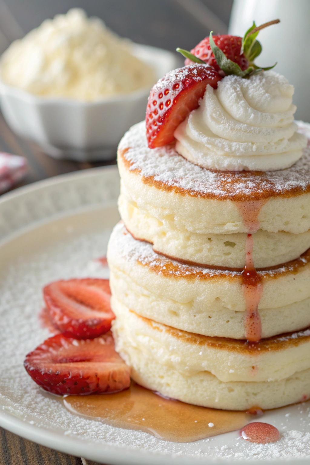 Fluffy Japanese Souffle Pancakes Recipe
