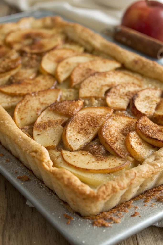Home-baked Apple Slab Pie Recipe