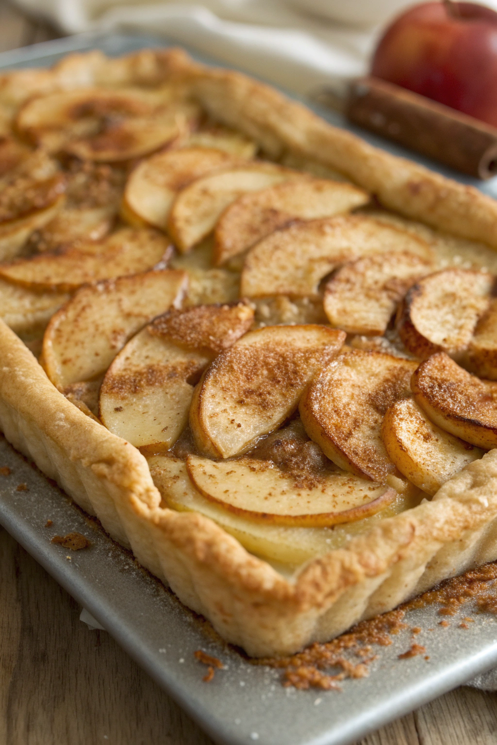 Home-baked Apple Slab Pie Recipe