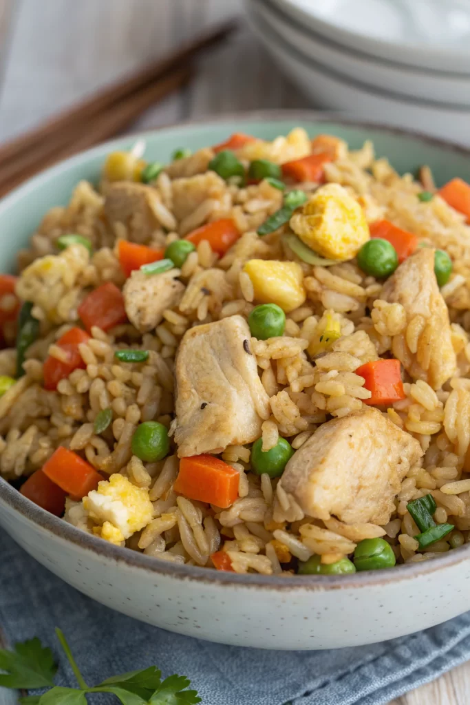 Instant Pot Chicken Fried Rice Recipe