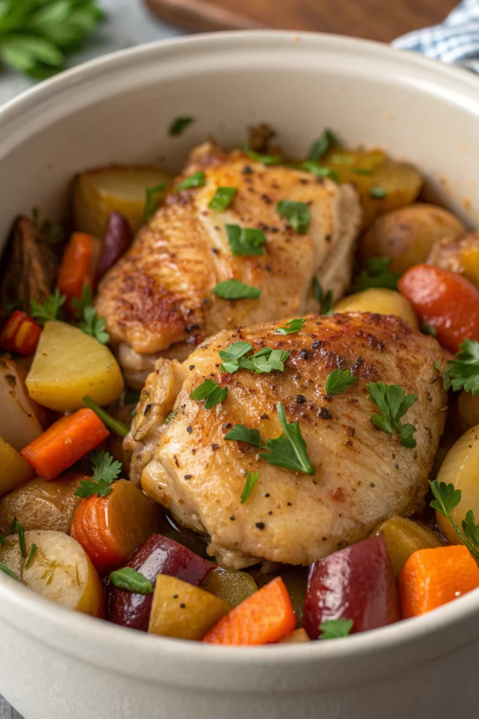 Instant Pot Chicken Veggies Recipe