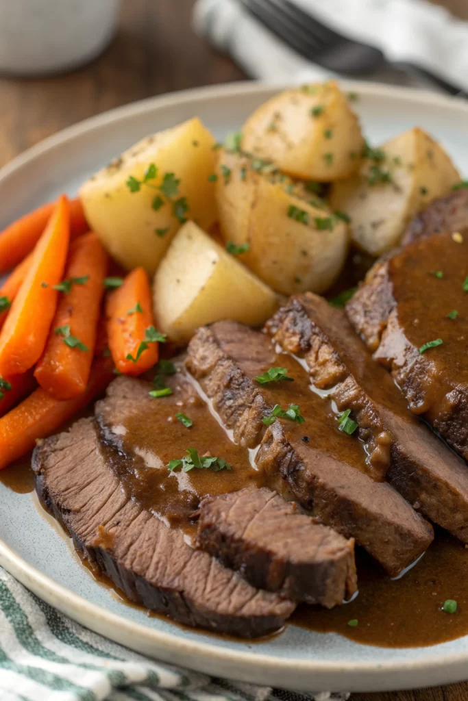 Instant Pot Roast Beef and Gravy Recipe