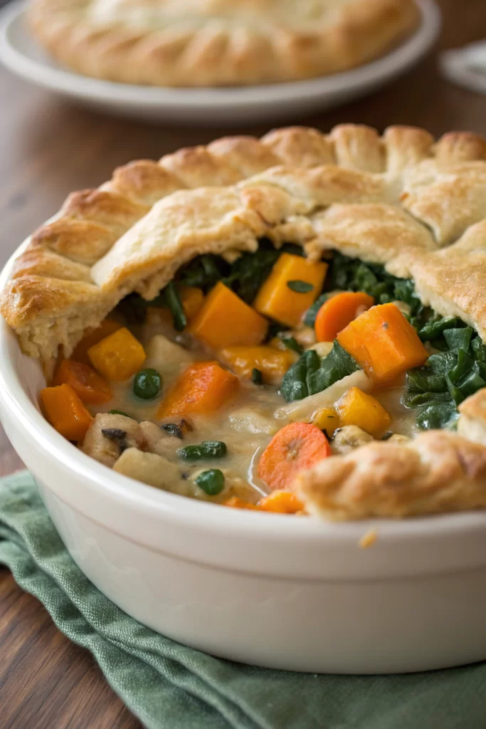 Lentil Pot Pie with Butternut Squash