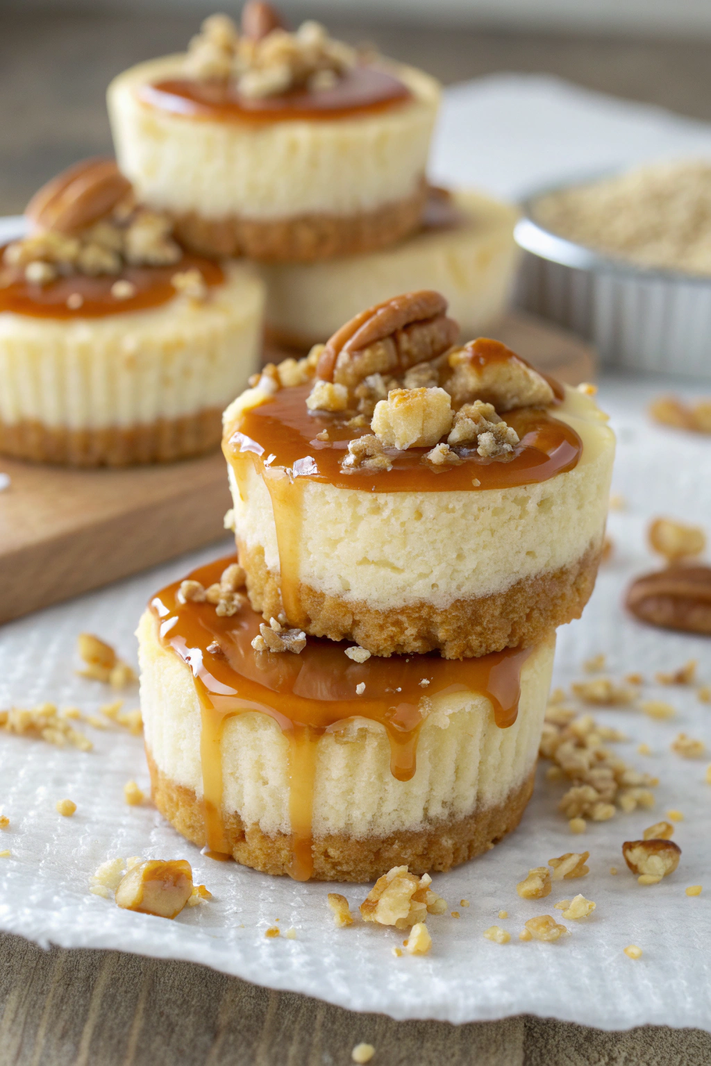 Mini Caramel Cheesecakes Recipe
