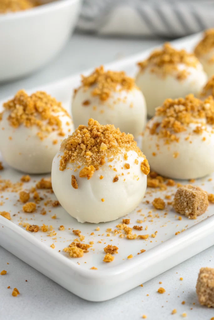 No Bake Pumpkin Cheesecake Balls Recipe