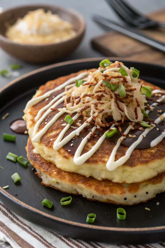Okonomiyaki Japanese Pancakes Recipe