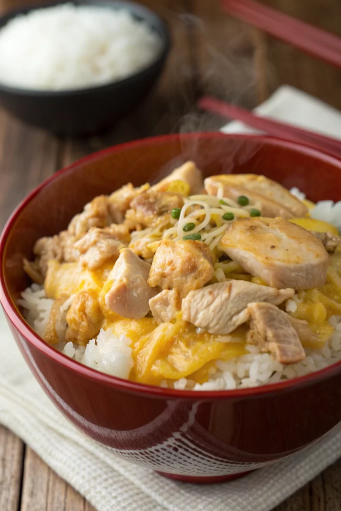 Oyakodon Japanese Chicken Egg Rice Bowl Recipe