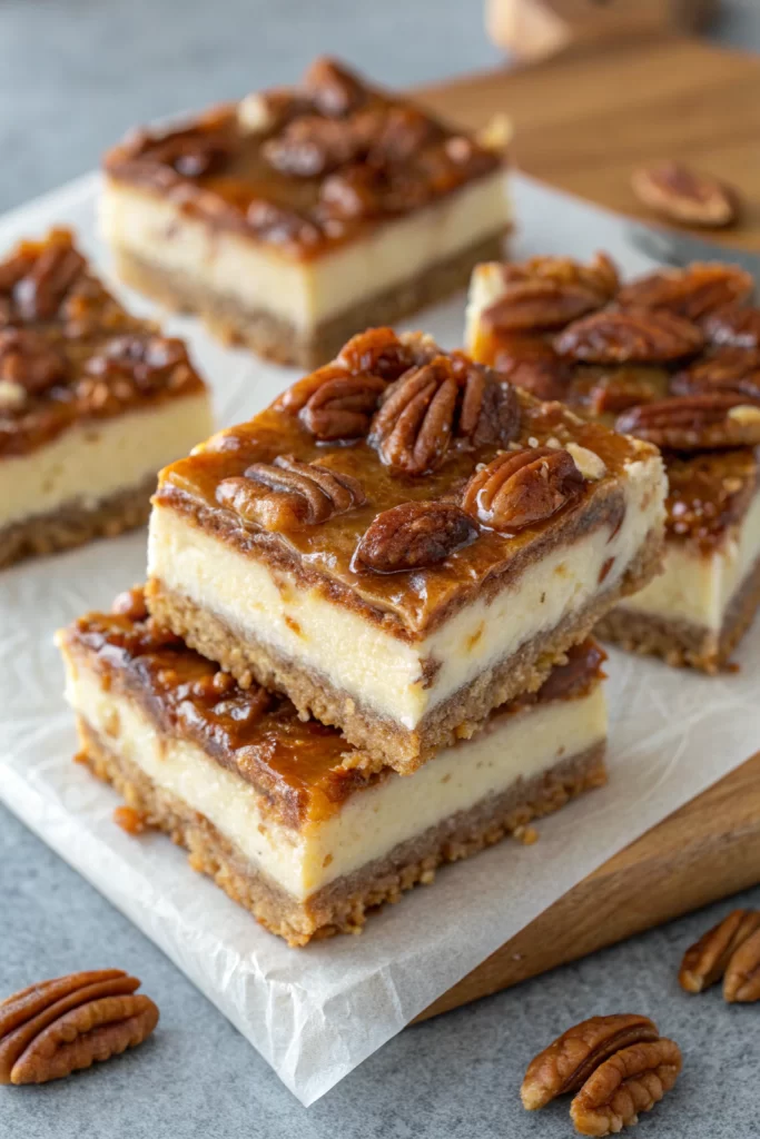 Pecan Pie Cheesecake Bars Recipe