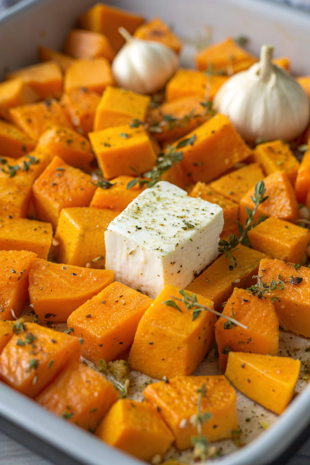 Pumpkin Feta Pasta Recipe