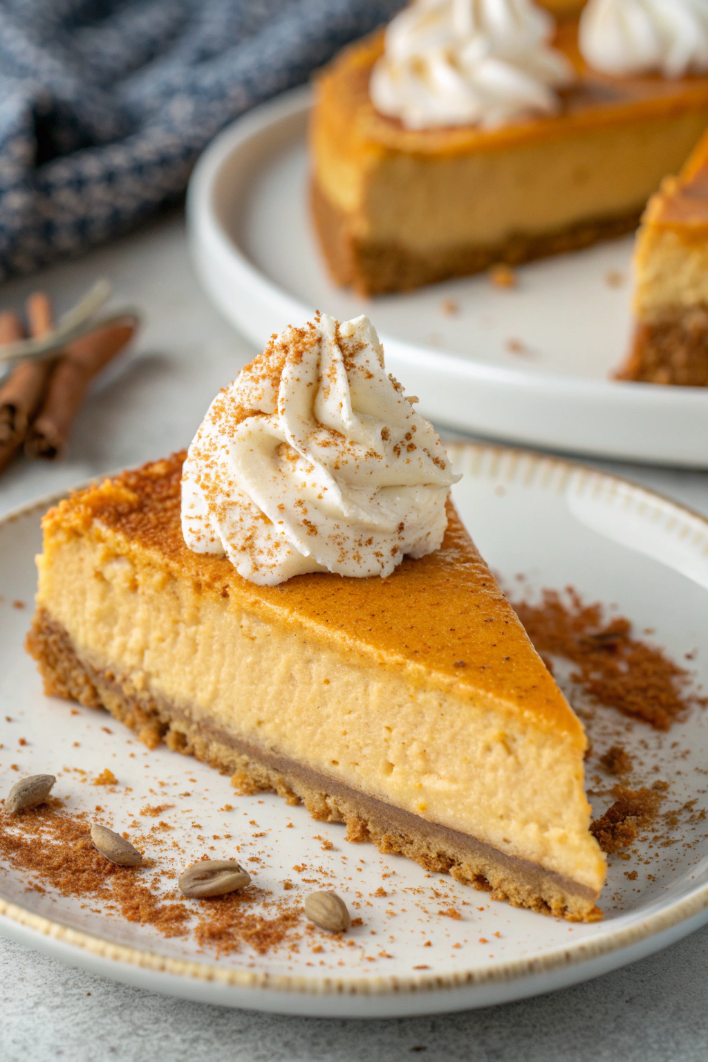 Pumpkin Streusel Cheesecake Recipe