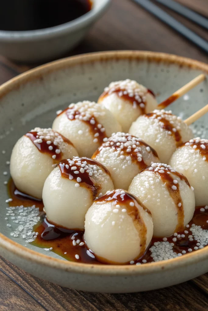 Shiratama Dango Japanese Dessert Recipe
