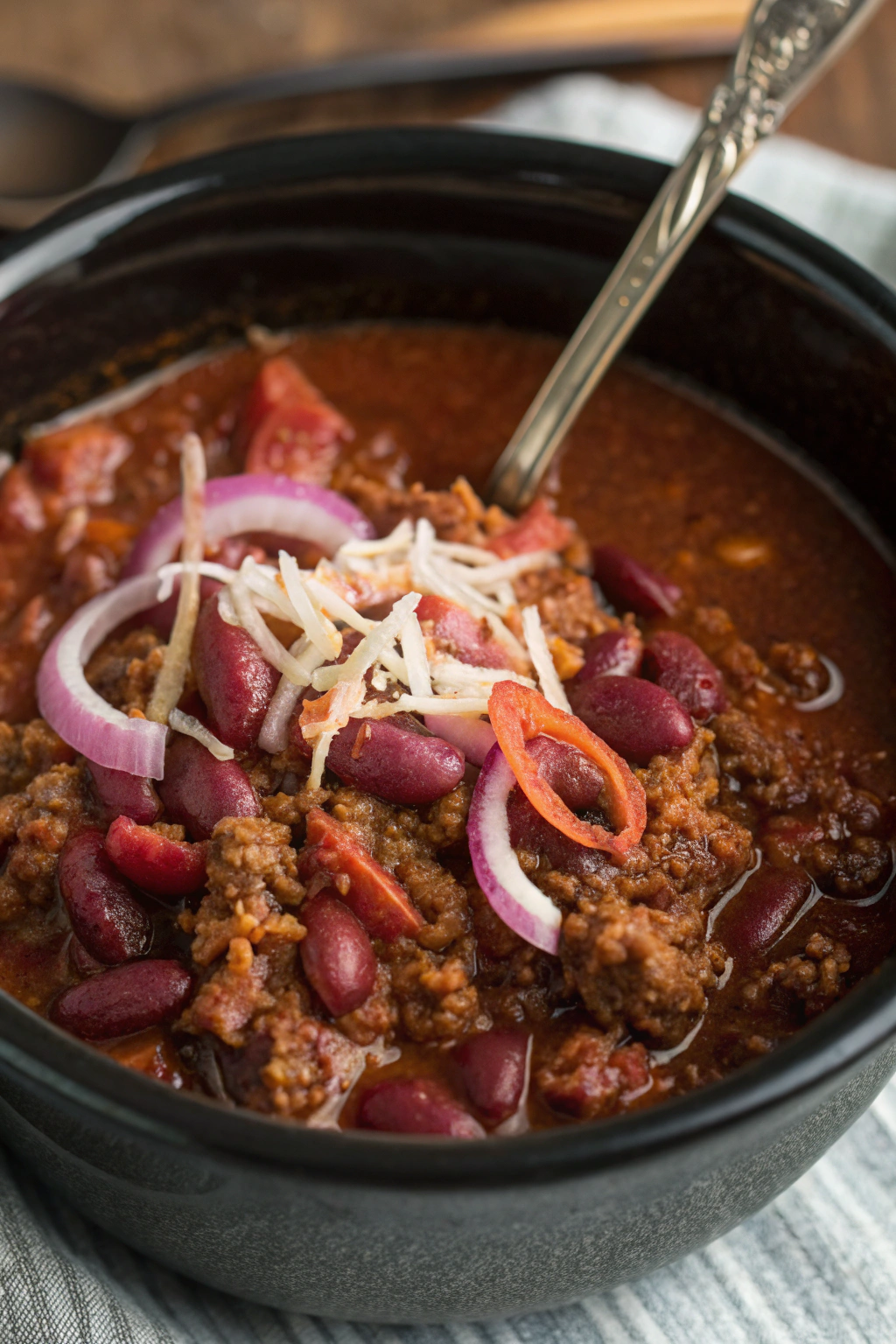Slow Cooker Chili Recipe