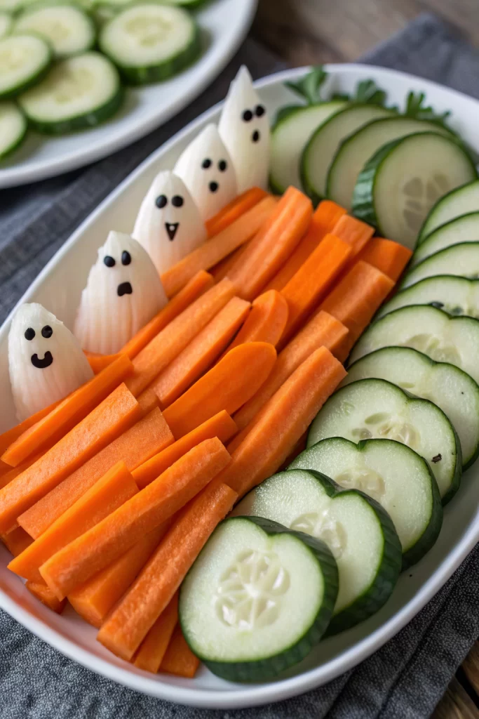 Spooky Veggie Plate Ideas