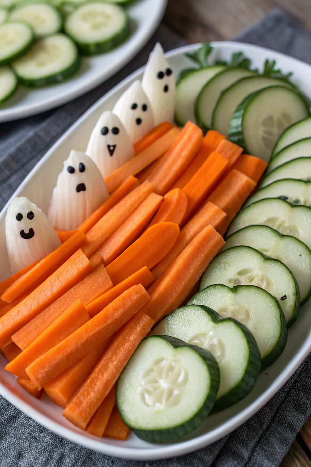 Spooky Veggie Plate Ideas
