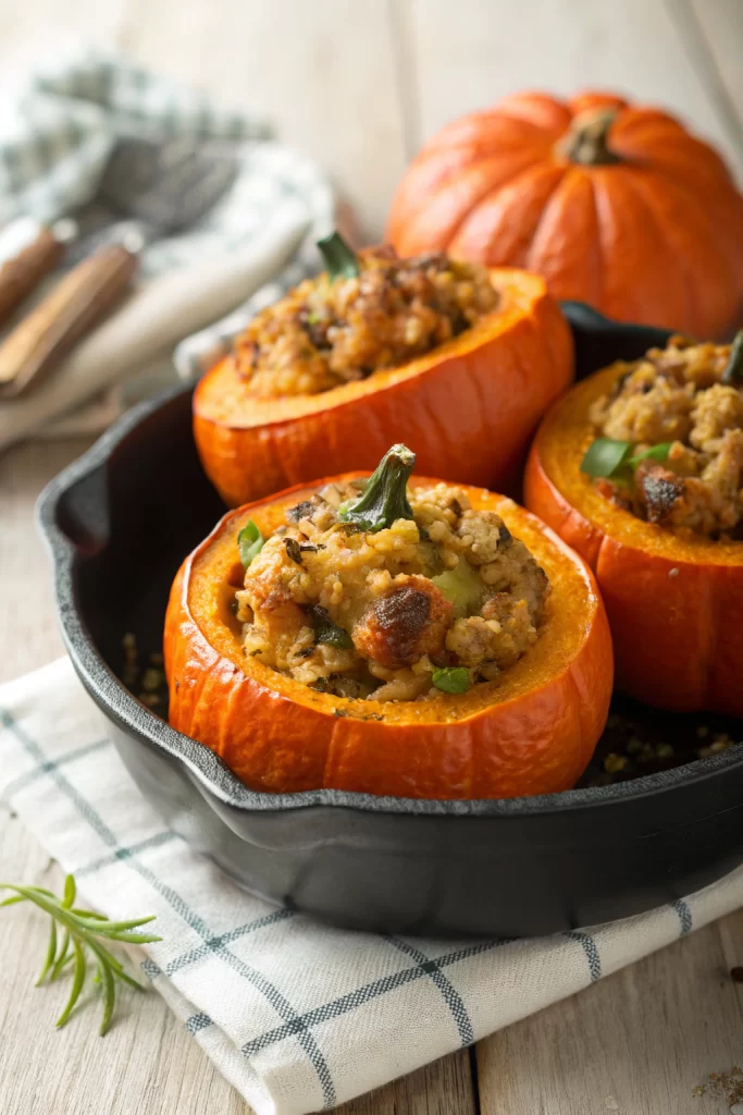 Stuffed Mini Pumpkins