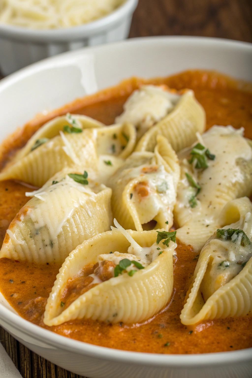 Stuffed Shells With Pumpkin Cream Sauce