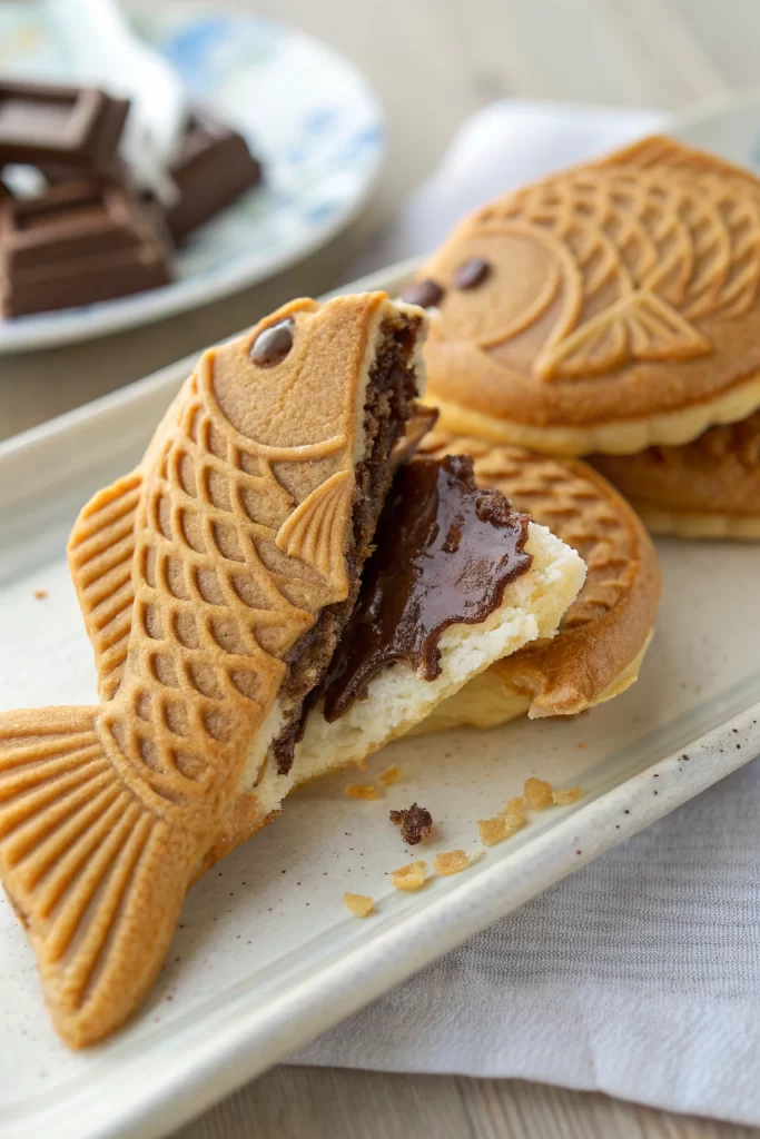 Taiyaki Japanese Fish Dessert Recipe