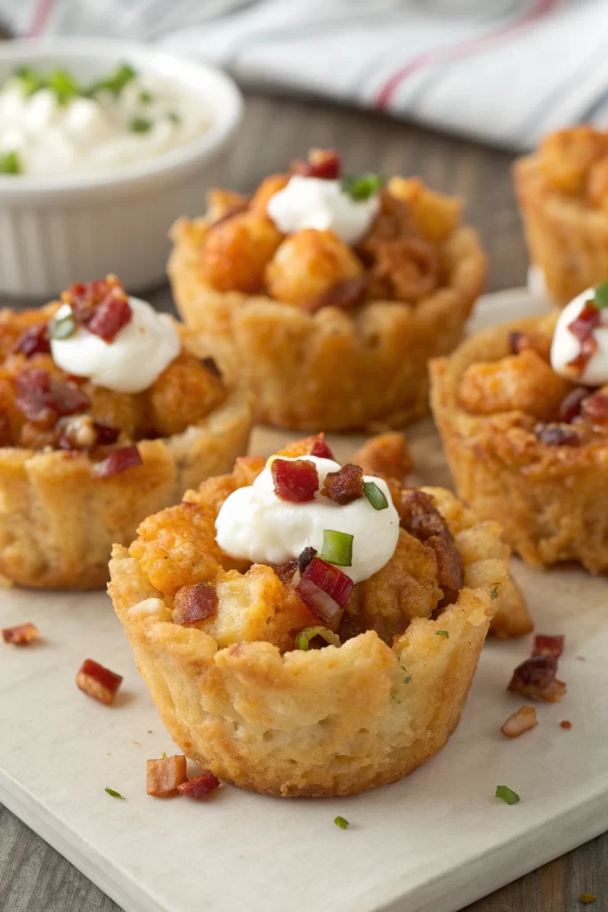 Tasty Loaded Tater Tot Appetizers Recipe