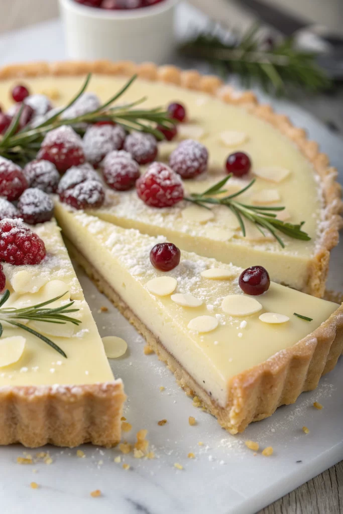 White Chocolate Cranberry Tart Recipe