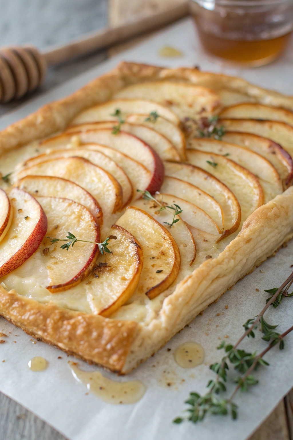 5 Ingredient Apple and White Cheddar Tart Recipe