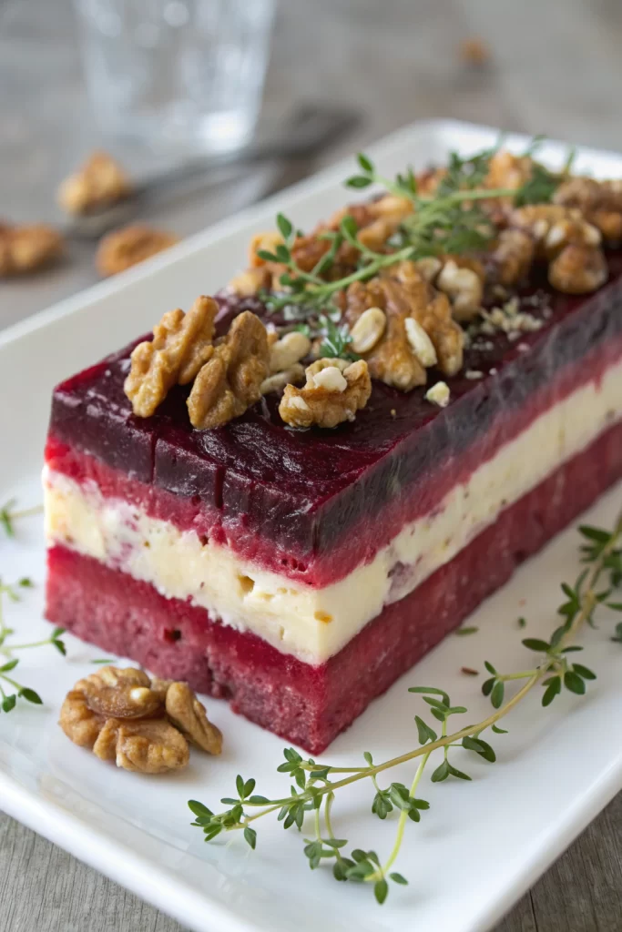 Beetroot and Goats Cheese Terrine Recipe