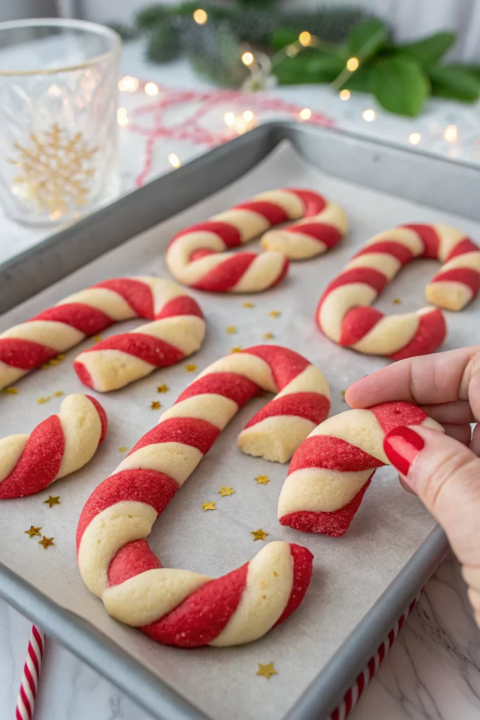 Candy Cane Cookies Recipe