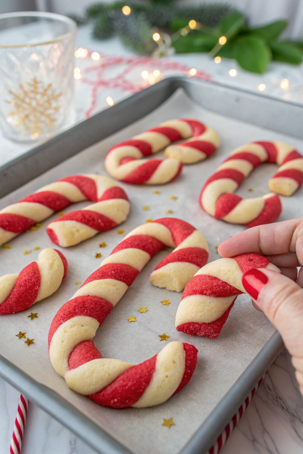 Candy Cane Cookies Recipe