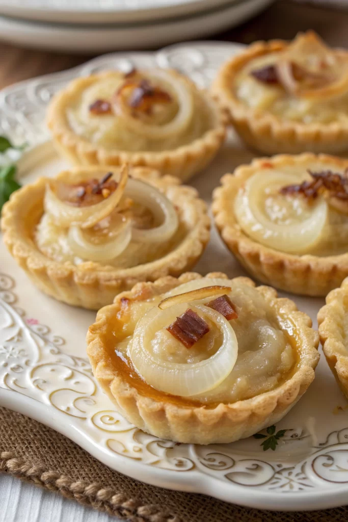 Caramelized Onion and Goat Cheese Tarts Recipe
