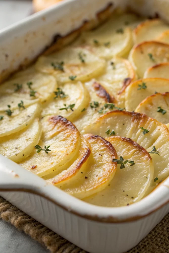 Cheesy Potato Gratin Casserole Recipe