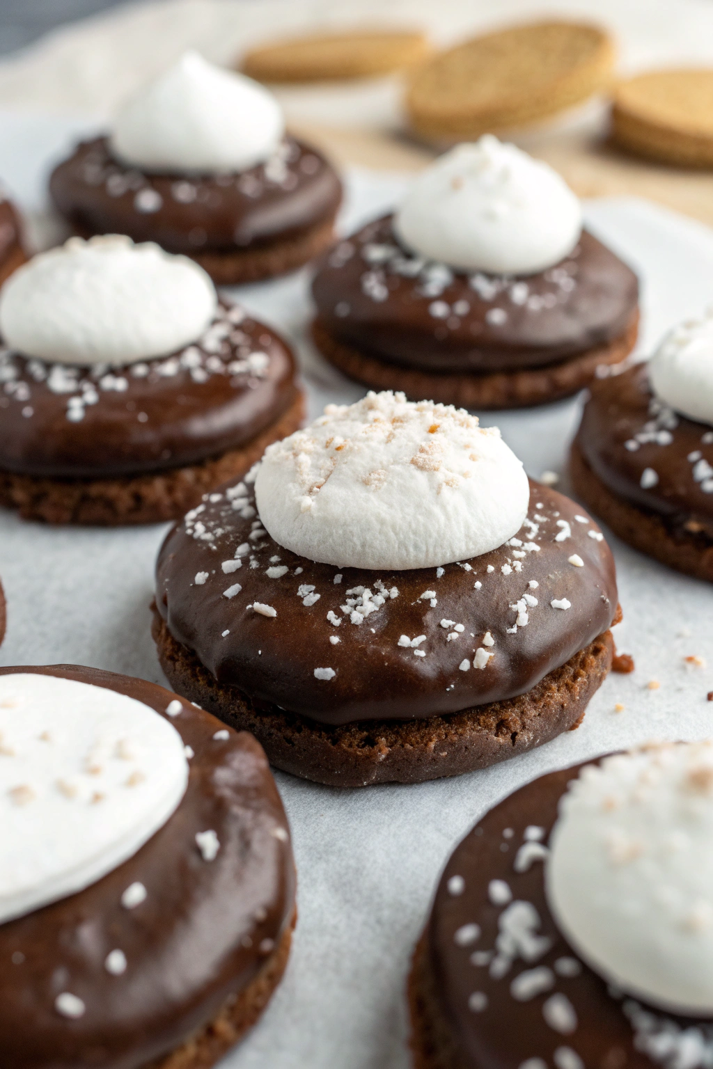 Chocolate Marshmallow Cookies Recipe