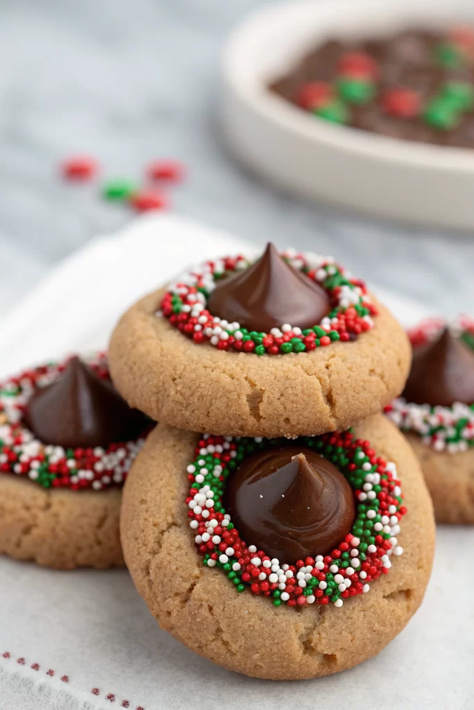 Chocolate Thumbprint Cookies Recipe