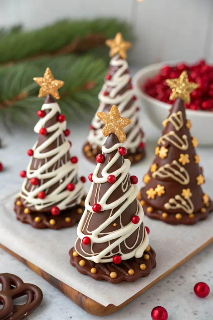 Christmas Chocolate Trees Recipe