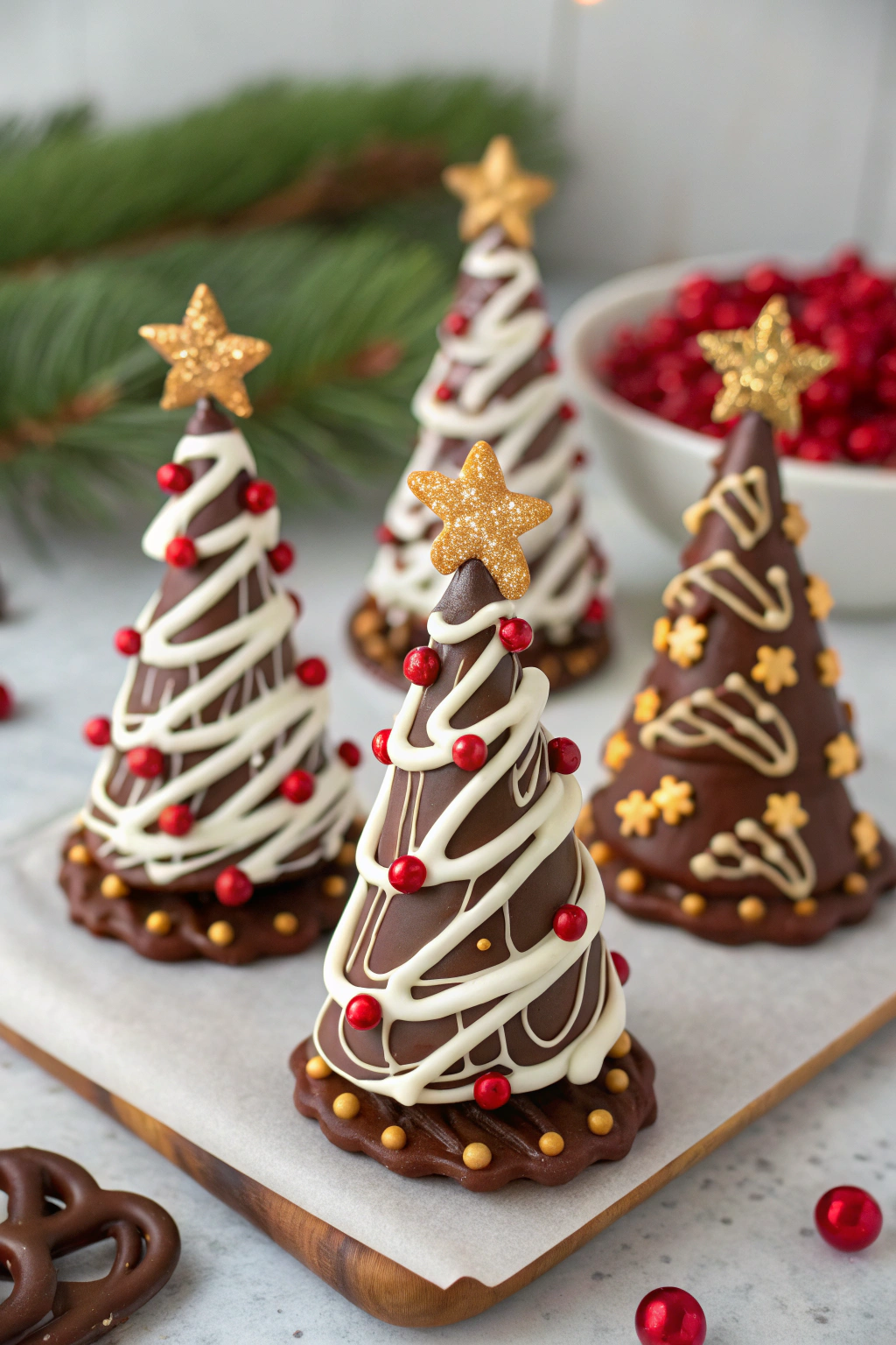 Christmas Chocolate Trees Recipe