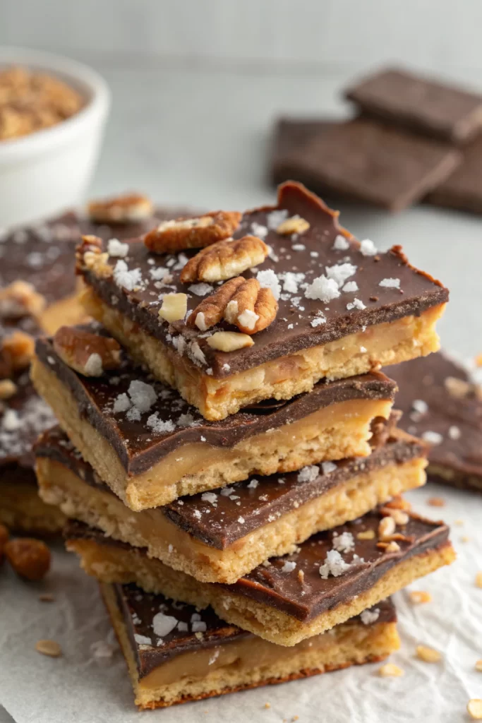 Christmas Crack Saltine Cracker Toffee Recipe