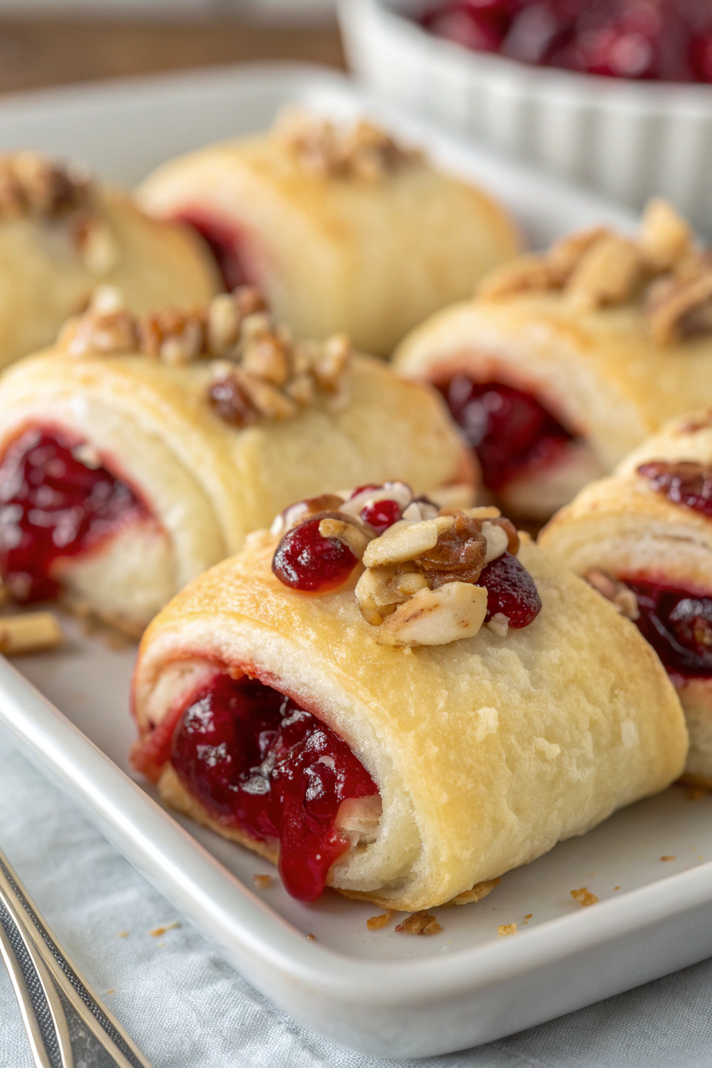 Cranberry Cream Cheese Crescent Bites Recipe