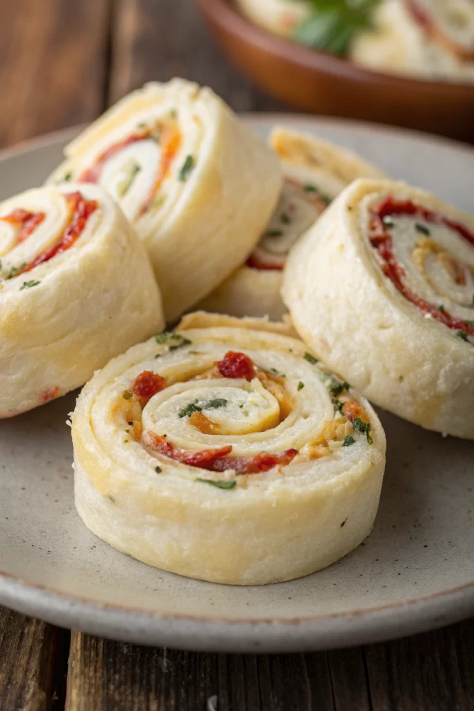 Cranberry Feta Pinwheels with Cream Cheese Recipe