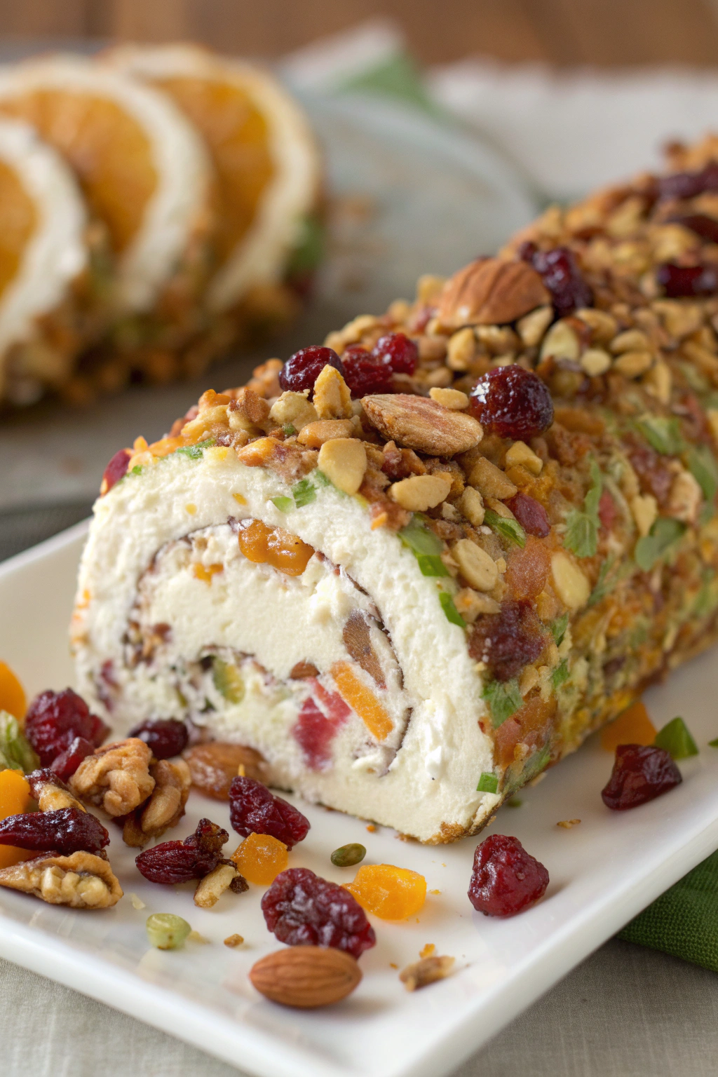 Cranberry Pecan and Cheese Log Recipe