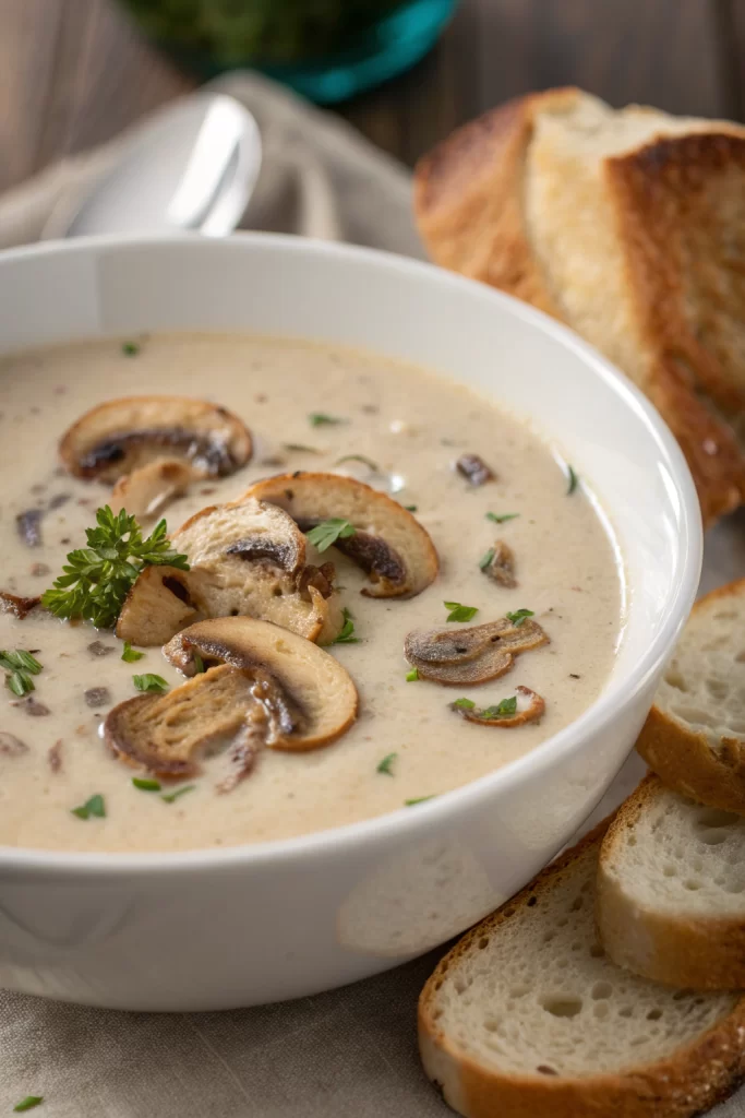 Creamy Mushroom Soup Recipe