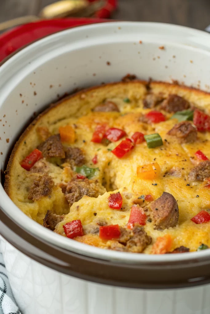 Crockpot Christmas Breakfast Casserole Recipe