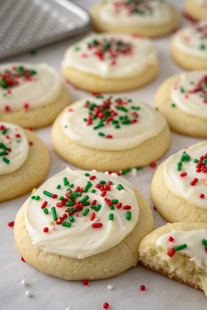 Crumbl Christmas Sugar Cookies Recipe