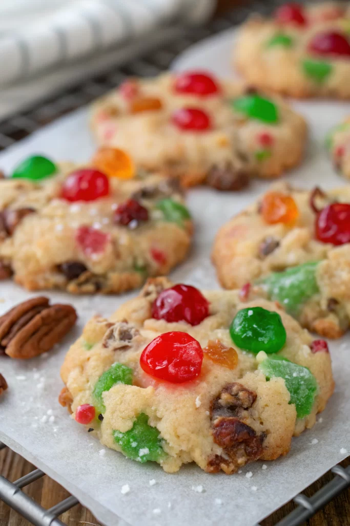 Easy Christmas Fruitcake Cookies Recipe