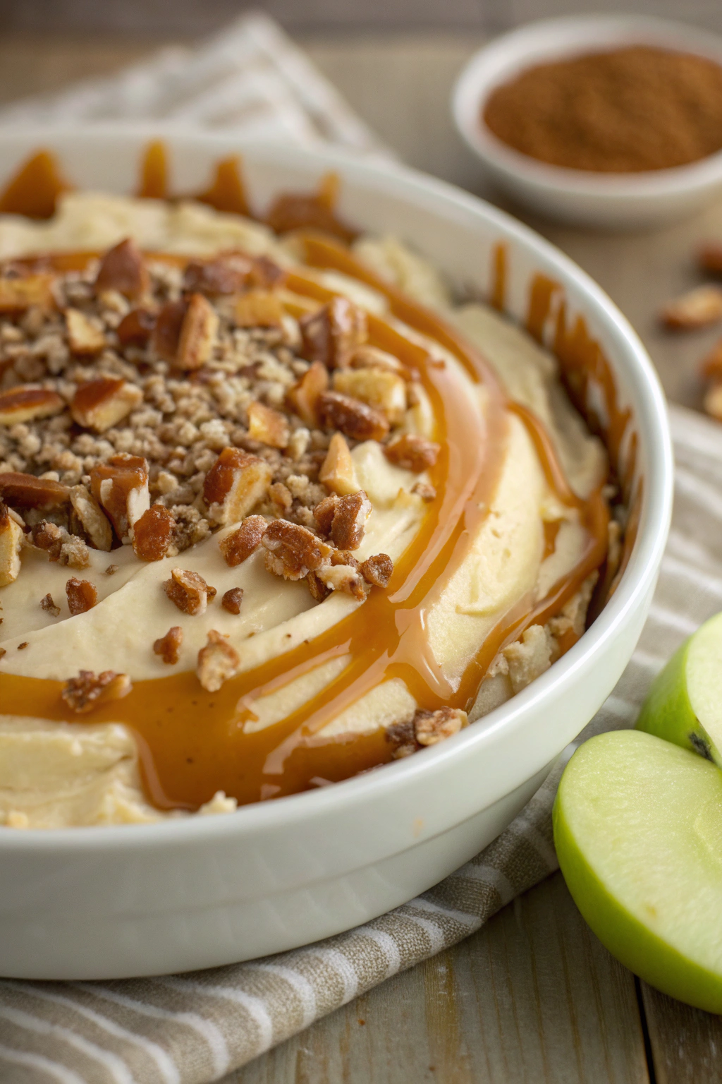 Easy caramel apple cheesecake dip recipe