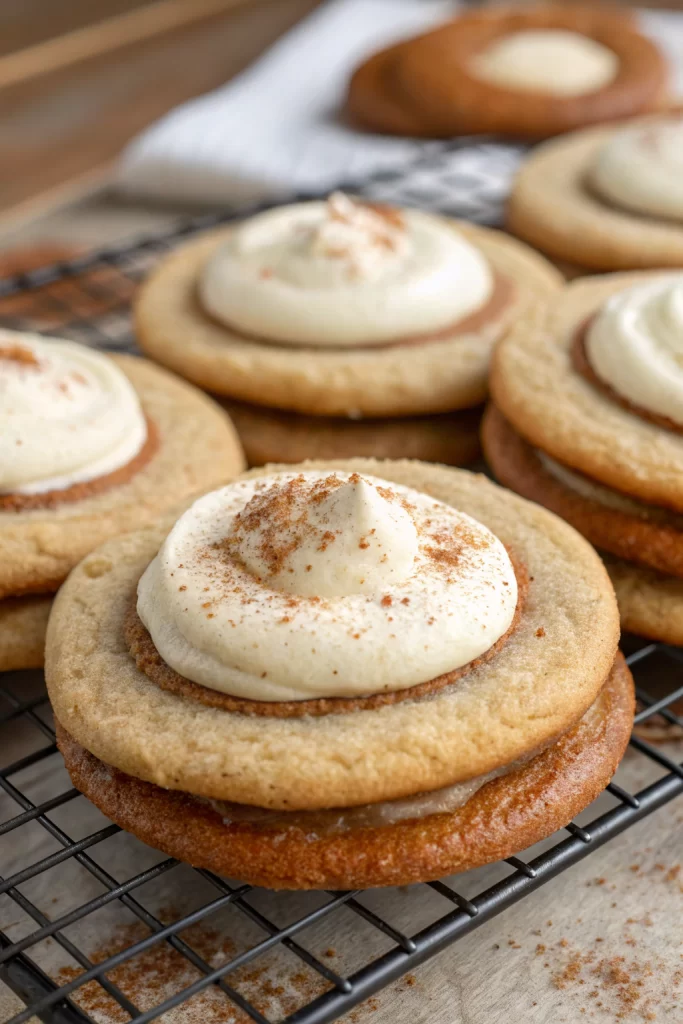 Eggnog Snickerdoodle Thumbprint Cookies Recipe