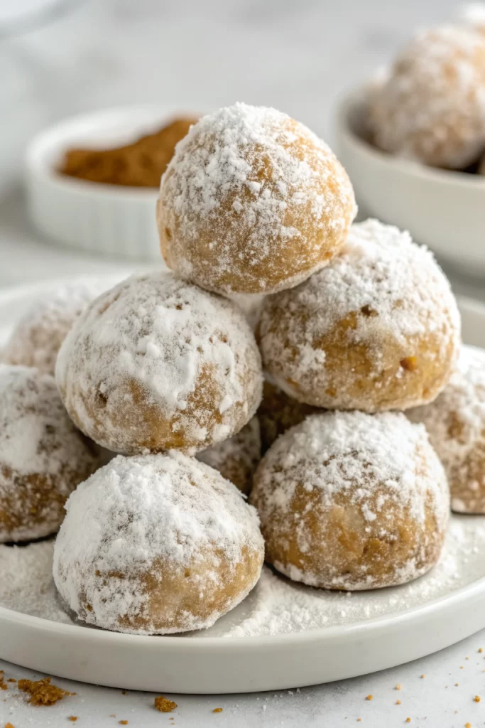 Gingerbread Snowball Cookies Recipe