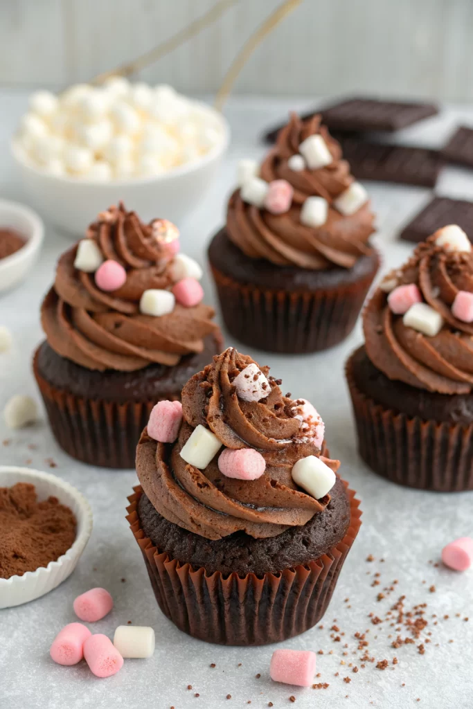 Hot Chocolate Cupcakes Recipe