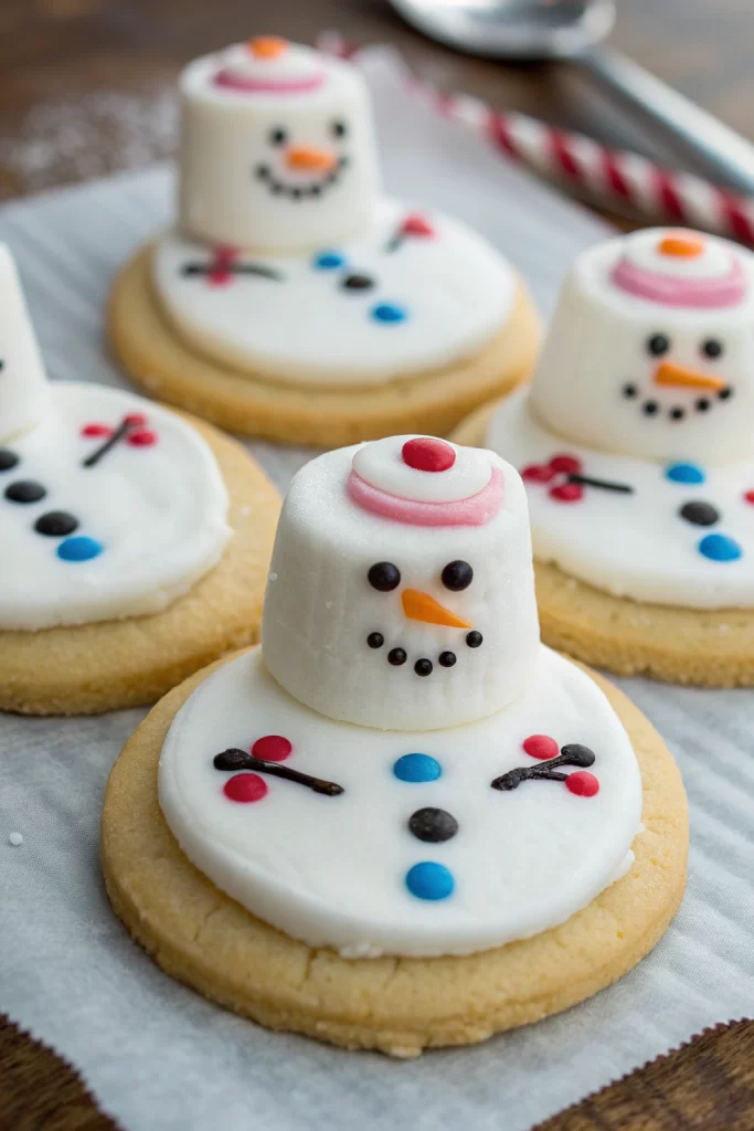 Melted Snowman Biscuits Recipe