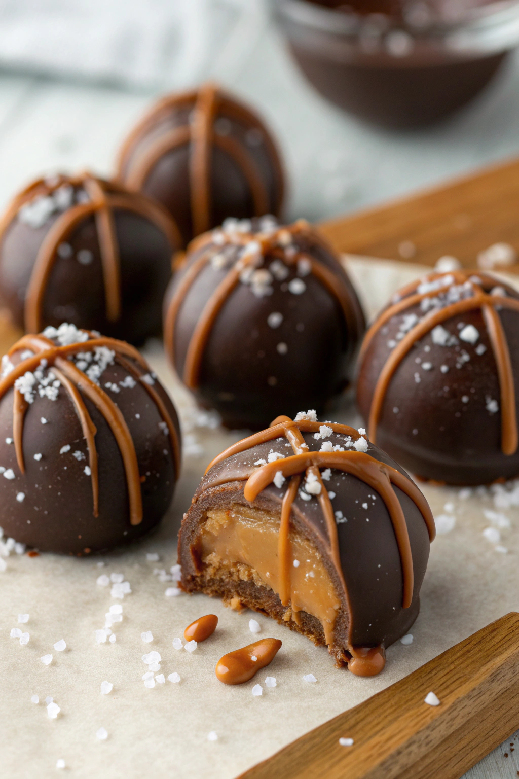 Salted Caramel Fudge Truffles Recipe