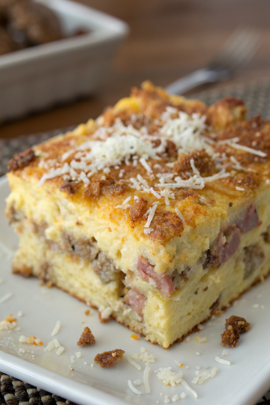 Sausage Casserole with Flavorful Egg Mix